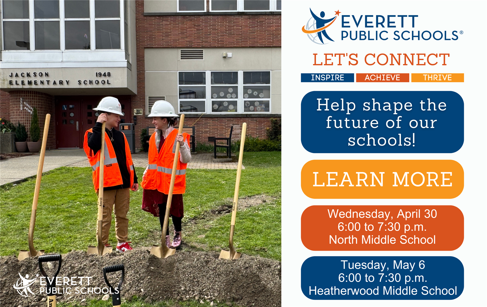 Let's Connect-Help shape the future of our schools!